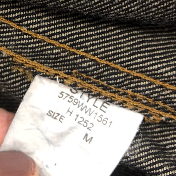 POLO JEANS CO RALPH LAUREN DENIM JACKET  BUTTONS DOWN IN SIZE MEDIUM - Picture 6 of 7